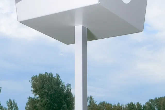 Erdpfosten Vogelhaus Piep Show XXL