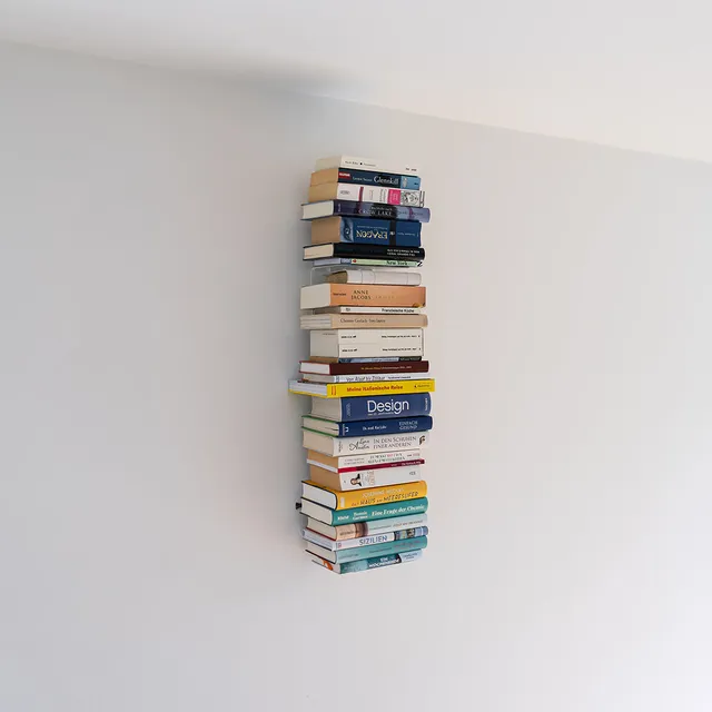 Booksbaum — Wandregal vertikal, 6er-Set