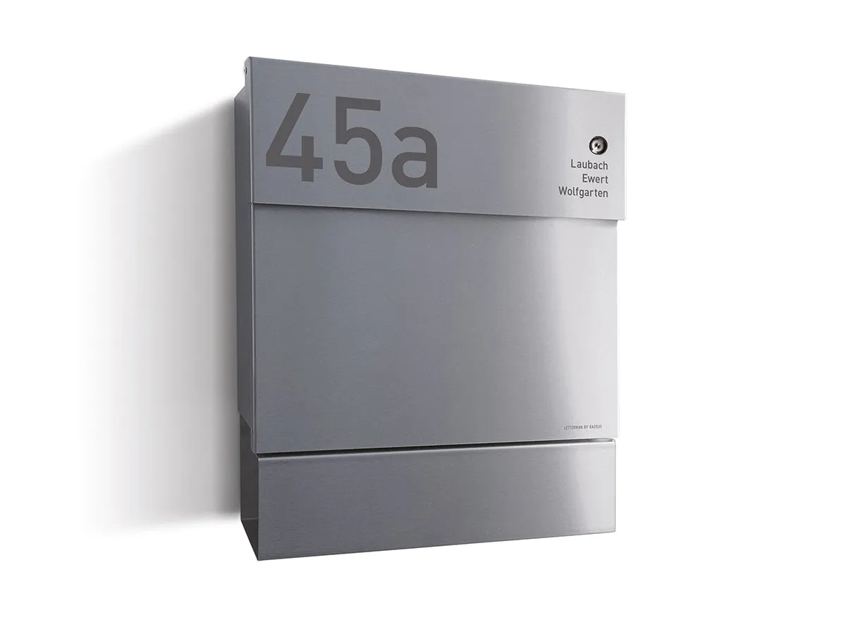 Briefkasten Letterman 5K inkl. LED Licht und Klingel