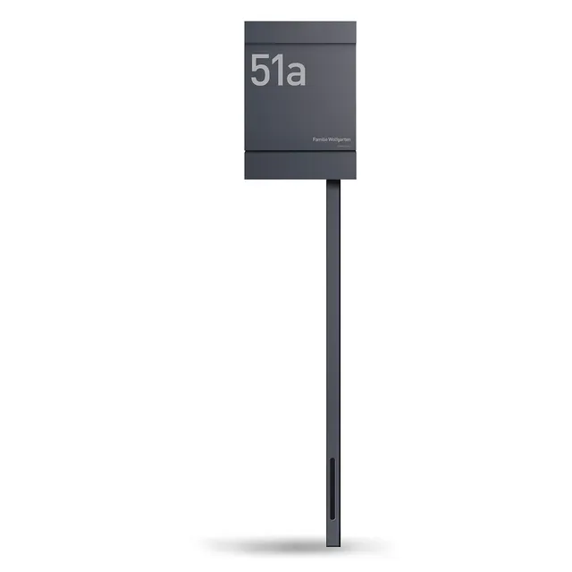 Standbriefkasten Letterman M inkl. LED-Licht