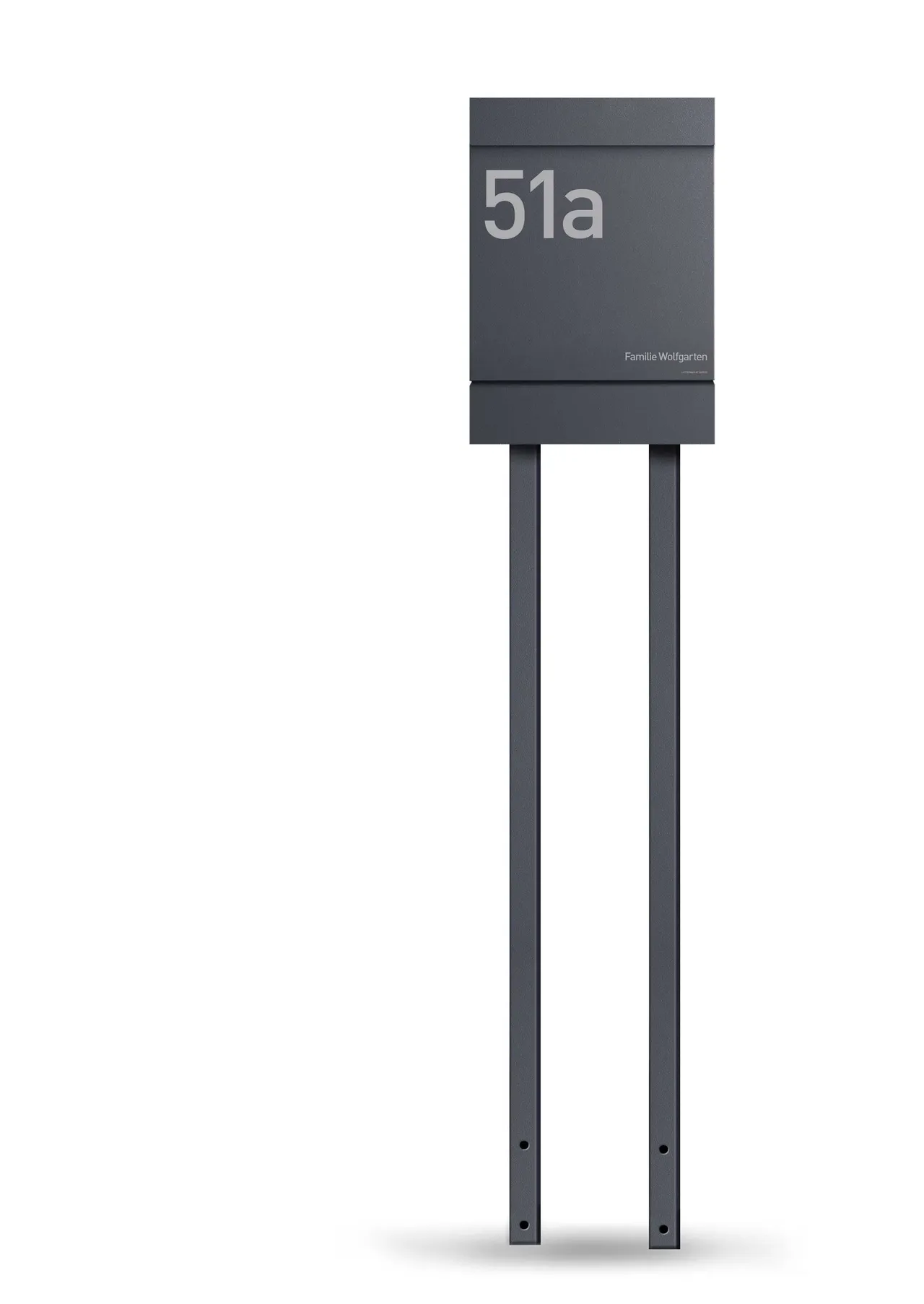 Doppel Standbriefkasten Letterman M inkl. LED-Licht