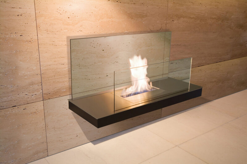 Chimenea bioetanol Floor Flame de Radius design. Mobiliario y complementos  de hogar